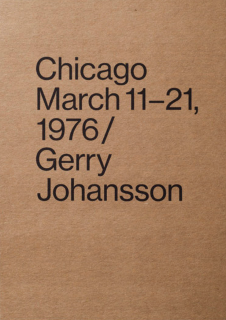 Chicago March 11-21, 1976 [Signed]