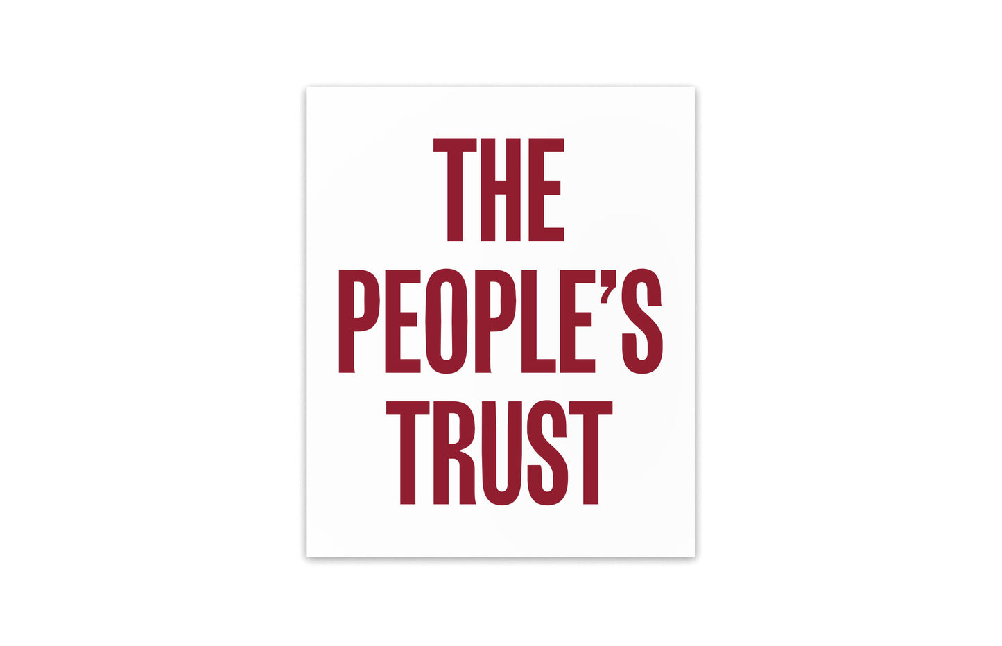 The People's Trust [Signed]