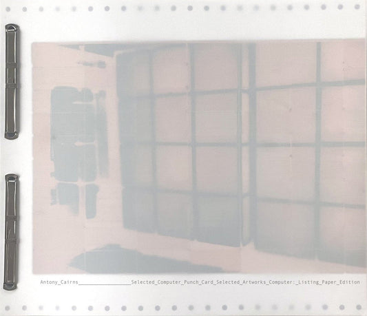 Computer_Punch_Card_Selected_Artworks_Computer:_Listing_Paper_Edition [Signed]