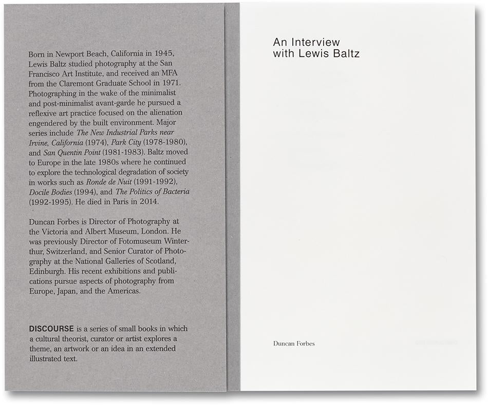 An Interview with Lewis Baltz