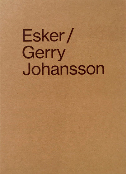 Esker Signed Copy by Gerry Johansson