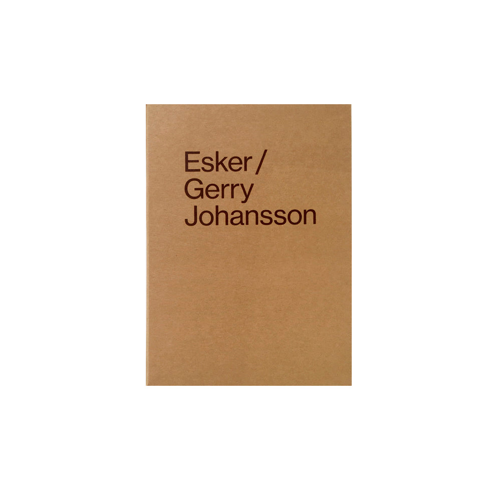 Esker Signed Copy by Gerry Johansson